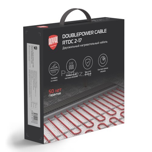 Кабель нагревательный Royal Thermo Doublepower Cable RTDC 2-17-800 (комплект)