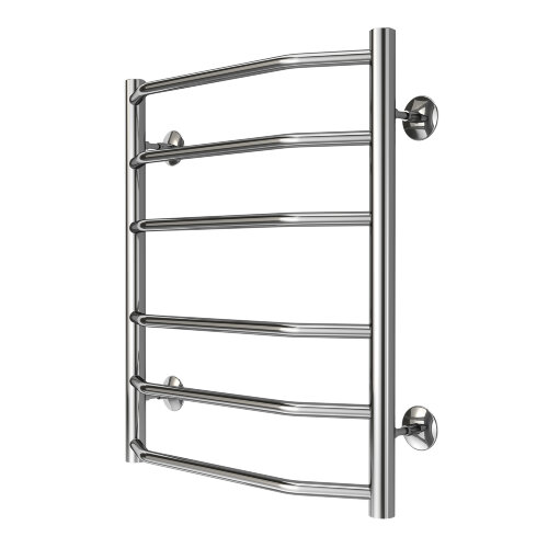 Полотенцесушитель водяной AZARIO RAVENNA 500/600 6 секций, нижнее/диагональное подключение, 1/2", хр