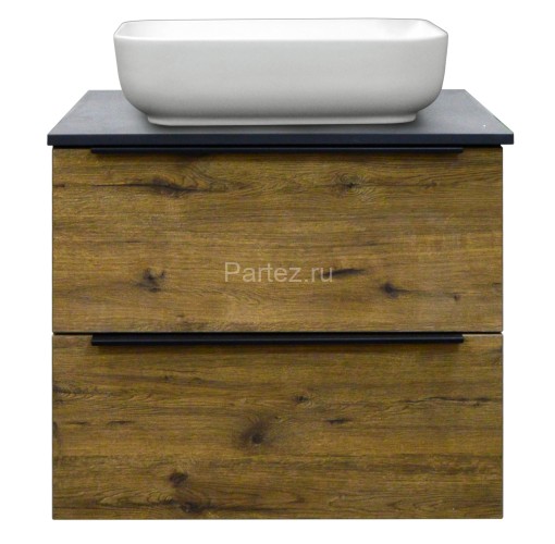 Тумба подвесная Azario Gris 90/2 900х500х560 два выдвижных ящика, без столешницы, цвет Дуб Веллингто