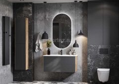 Зеркало AQUATON Альто 60 с подсветкой, сенсорным выключателем (1A256502A1010)