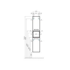 Полка навесная AQUATON Лофт Фабрик, дуб кантри (1A242703LTDY0)