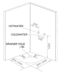 Душевая кабина Loranto CS-6680F 80х80х215, поддон 40см