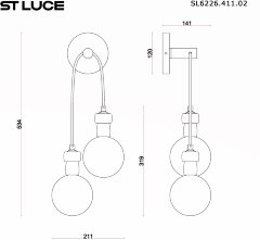 Бра ST Luce SL6226.411.02