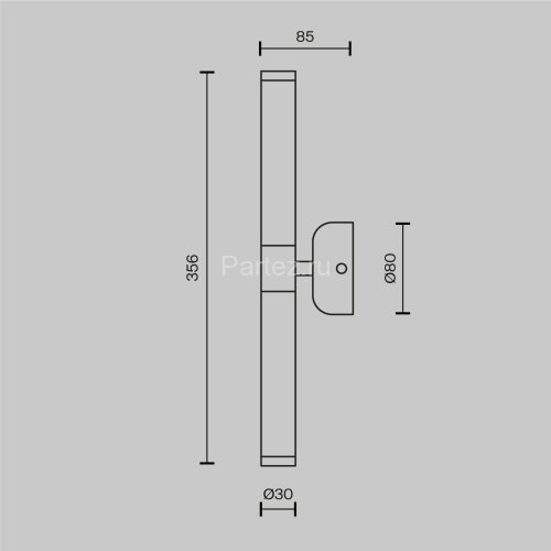 Бра Maytoni MOD106WL-L10G3K