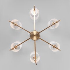 Потолочная люстра Eurosvet 60132/6 латунь