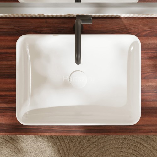 Раковина - чаша Hansgrohe Xuniva Q 550x450x175 накладная, белый (60168450)