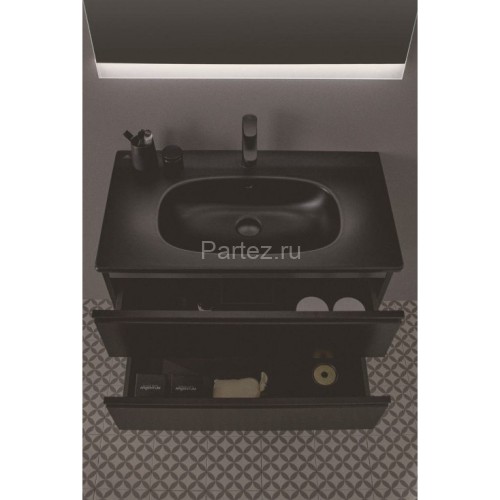 Раковина Ideal Standard Tesi 82,5х45 см, черная (T3509V3)