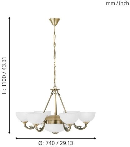 Подвесная люстра Eglo 82749