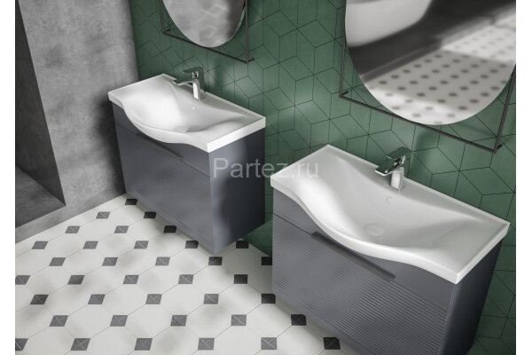 Раковина накладная Lapino BASIC 80 (80X45X17,5), белая