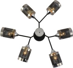Потолочная люстра Reluce 01405-3.3-06B BK+CR