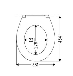 Крышка-сиденье для унитаза Haro Малибу стальное двухпозиционное крепление, белое (530750/531822)
