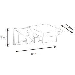 Мыльница Azario ALTRE, Хром (AZ-96008)
