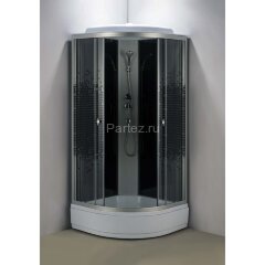 Душевая кабина Loranto 80x80x215 поддон 13 см, 4 мм прозрачное стекло с рисунком "мозайка" (CS-800-13ТМ/М)