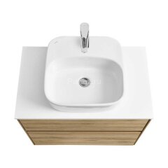 Столешница под раковину Aquaton Либерти 75 белый глянец (1A281003LY010)