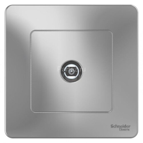 Розетка телевизионная TV 1-м СП Blanca коннектор алюм. SE BLNTS000013