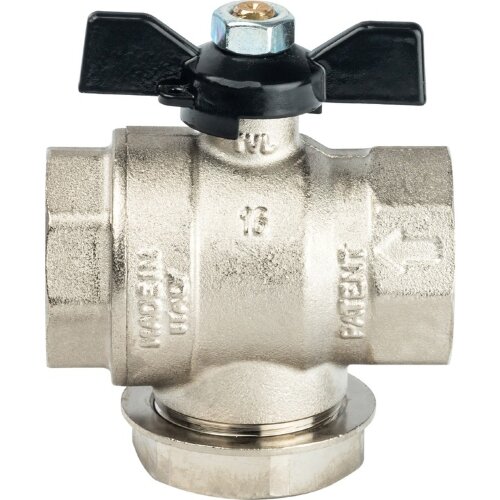 Кран шаровой с фильтром 1" Stout