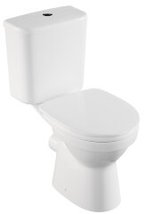 Унитаз-компакт Vitra Norm Fit 355х650х780 напольный, сиденье термопласт с микролифтом, белый (9844B0