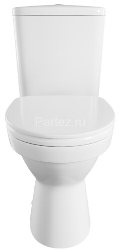 Унитаз-компакт Vitra Norm Fit 355х650х780 напольный, сиденье термопласт с микролифтом, белый (9844B0