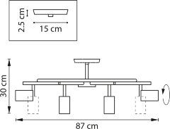 Потолочная люстра Lightstar LR718368