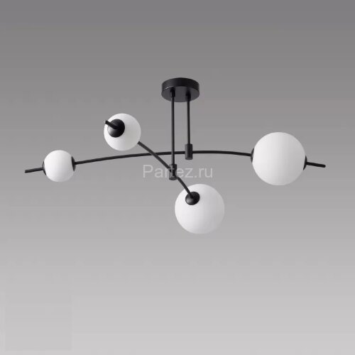 Потолочная люстра iLedex 6827-4 BK+WH