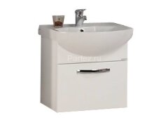 Тумба под раковину AQUATON Ария 50 подвесная, белая (1A140301AA010)