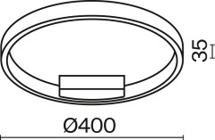 Потолочный светильник Maytoni MOD058CL-L25BK