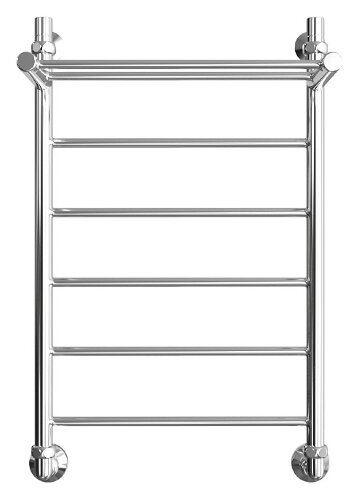 Полотенцесушитель водяной ДВИН FJ лесенка 80/50 с полкой, полированный (4627152137482)