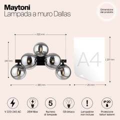 Бра Maytoni MOD547WL-05B