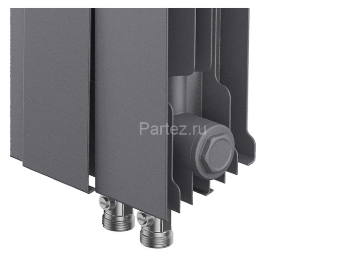 Радиатор Royal Thermo PianoForte 300 /Silver Satin - 8 секц. VDR