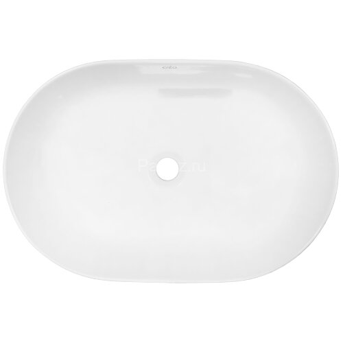 Раковина-чаша Creo Ceramique 580х380х140 накладная, овальная, керамика, белый матовый (PU4300MRMWH)
