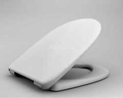 Крышка-сиденье для унитаза Haro Делфи крепление - микролифт с эксцентриком, белое (534202)