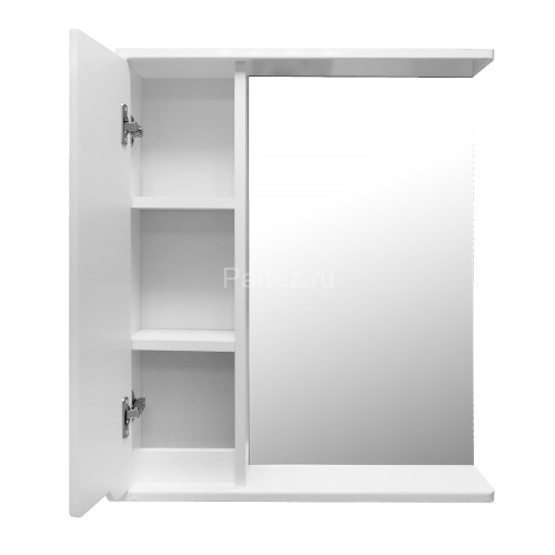 Зеркало-шкаф Loranto Палермо 600х150х700 левый, белый (CS00092515)