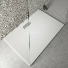 Ультратонкий акриловый прямоугольный душевой поддон Ideal Standard ULTRAFLAT NEW 1200x900x25 мм. Для напольной или встраиваемой установки (T448301)
