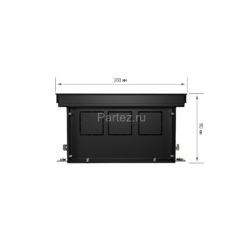 Конвектор внутрипольный Royal Thermo ATRIUM-110/200/3000-DG-U-LB