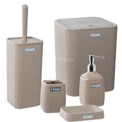 Ёрш для унитаза Fixsen Brown пластик, коричневый (FX-403-5)