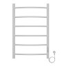 Полотенцесушитель электрический AZARIO VERONA 500/800 6 секций, диммер справа, белый (AZ04858W)