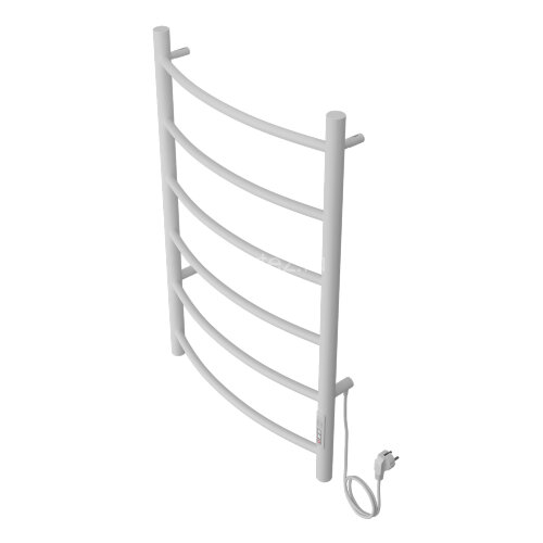 Полотенцесушитель электрический AZARIO VERONA 500/800 6 секций, диммер справа, белый (AZ04858W)