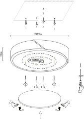 Потолочный светильник Velante 445-467-01