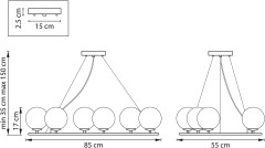 Подвесная люстра Lightstar 815360