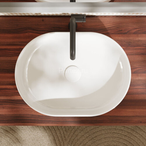 Раковина - чаша Hansgrohe Xuniva U 550x400x130 накладная, белый (60166450)