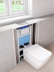 Кнопка смыва Ideal Standard OLEAS™ M3, хром матовый (R0123JG)