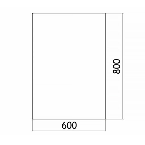 Зеркало LORANTO Прямоугольник 600х800, горизонтальное/вертикальное крепление (ФР-00000702)