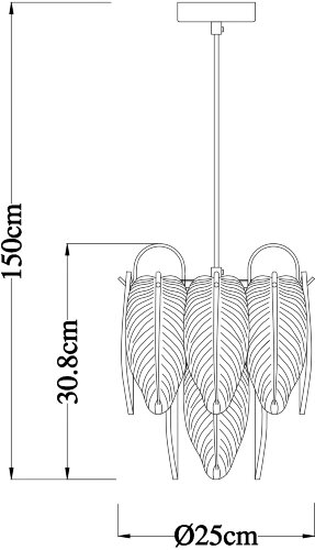 Подвесной светильник Arte Lamp A4052SP-1SG