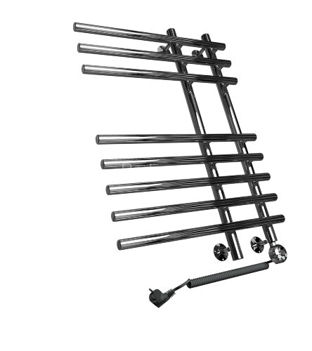 Полотенцесушитель электрический ДВИН L Primo Electro лесенка 80/15 полн.ширина 55 см.,ТЭН справа, по