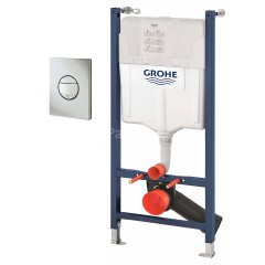 Инсталляционная система для подвесного унитаза Grohe Solido 1,13 м + панель смыва Grohe Sail (2 объе