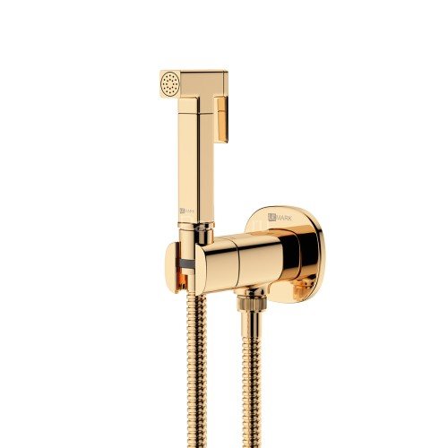 Смеситель Lemark Solo LM7172G с гигиеническим душем, встраиваемый