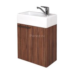 Тумба под раковину AQUATON Эклипс 46, темное дерево (1A172701EK560)