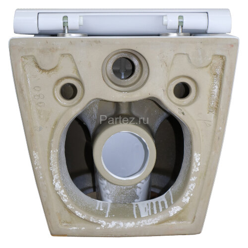 Унитаз подвесной Azario Geno 490х360х360 безободковый, с ультратонким сиденьем микроклифт (AZ2196D)