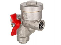 Кран шаровой со встроенным фильтром и редуктором давления левый (КФРД) 1/2&quot; VALTEC
