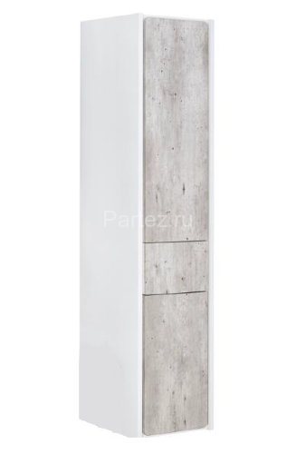 RONDA Шкаф-колонна правый, бетон/белый матовый